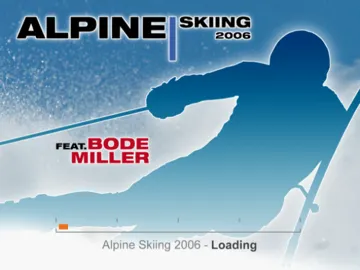 Bode Miller Alpine Skiing screen shot title